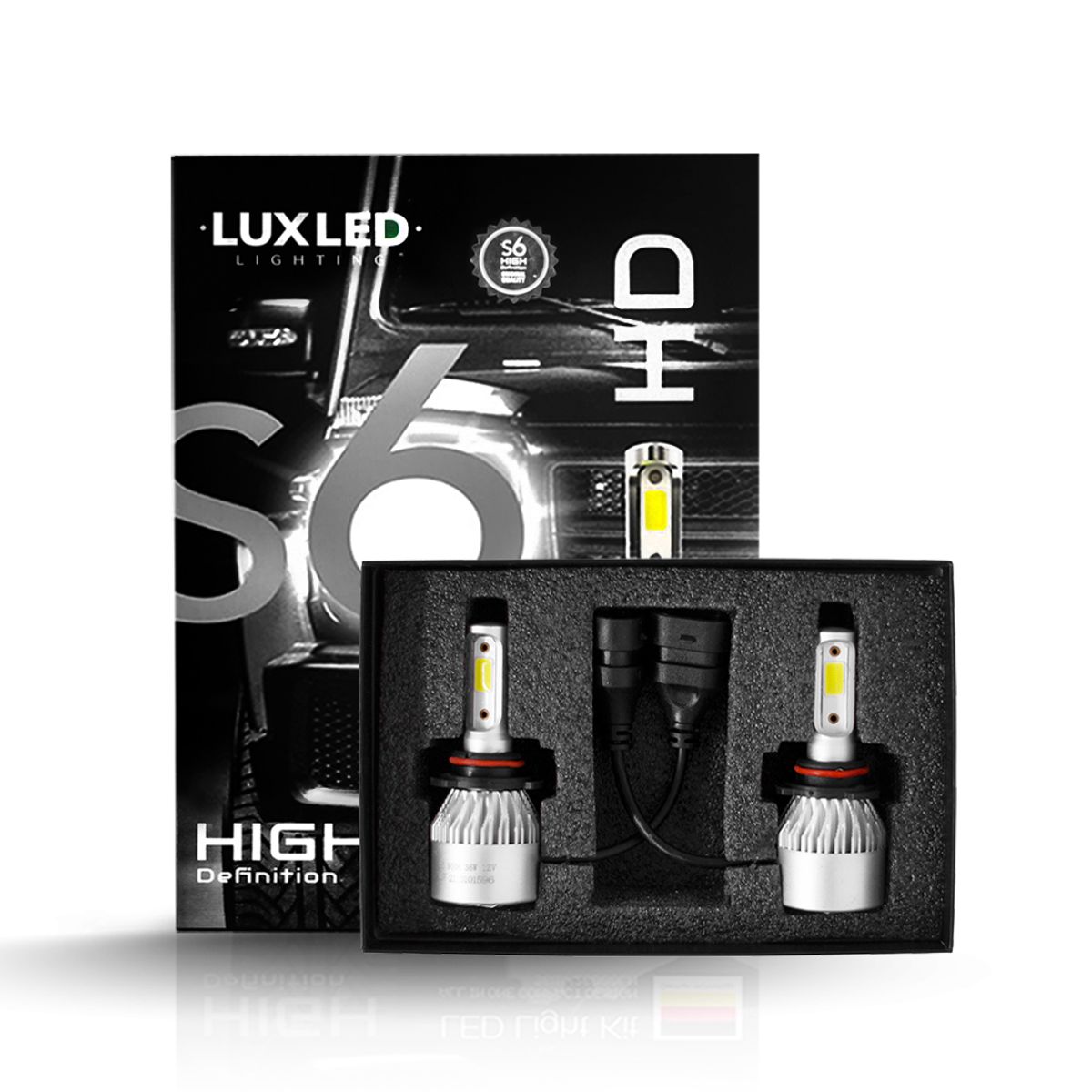 GENERICO - Kit Focos Led S6HD 9006 Tecnología Alemana Original