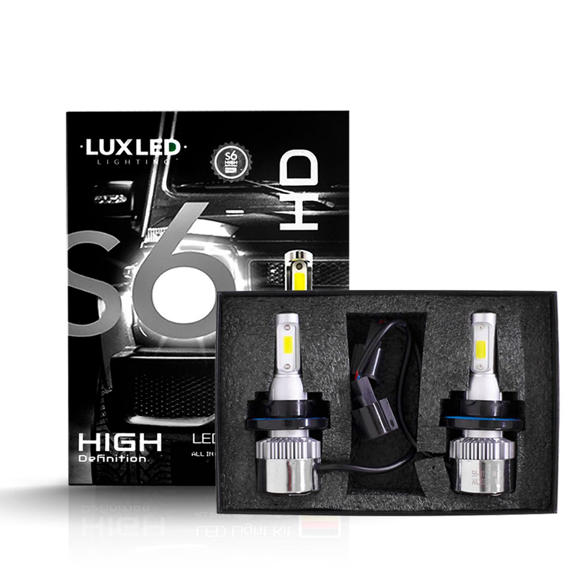 GENERICO - Kit Focos Led S6HD H13 Tecnología Alemana Original