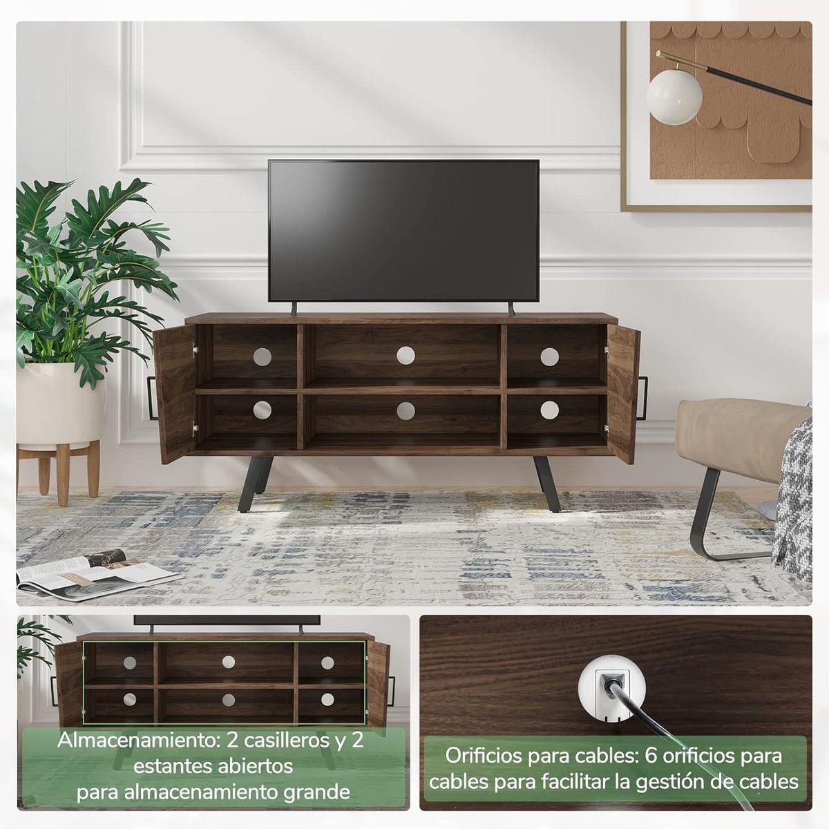 GENERICO - Centro De Entretenimiento Armado Para Tv 50 Derby - Gaudi