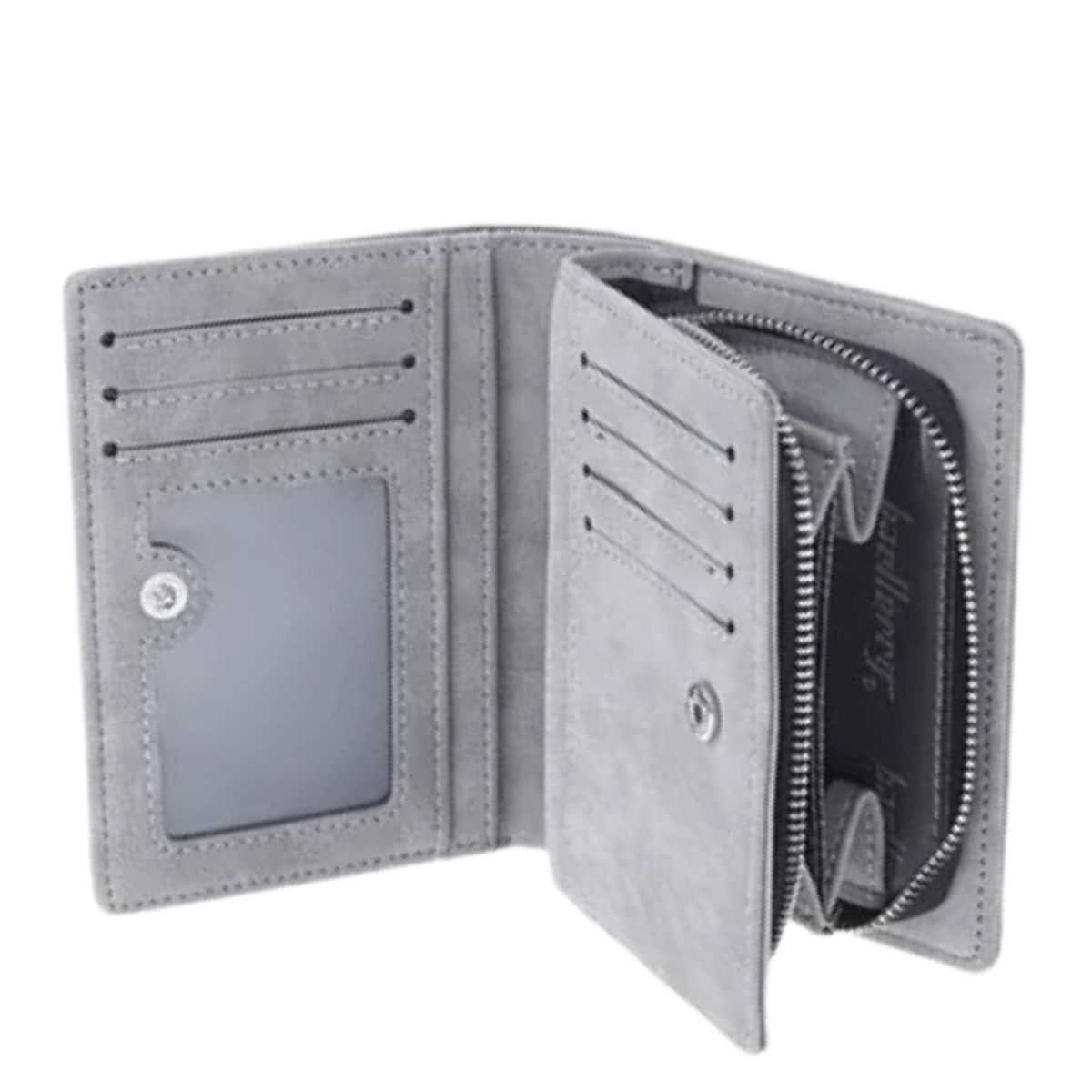 BAELLERRY - Moderna billetera de cuero vegano PU D3241