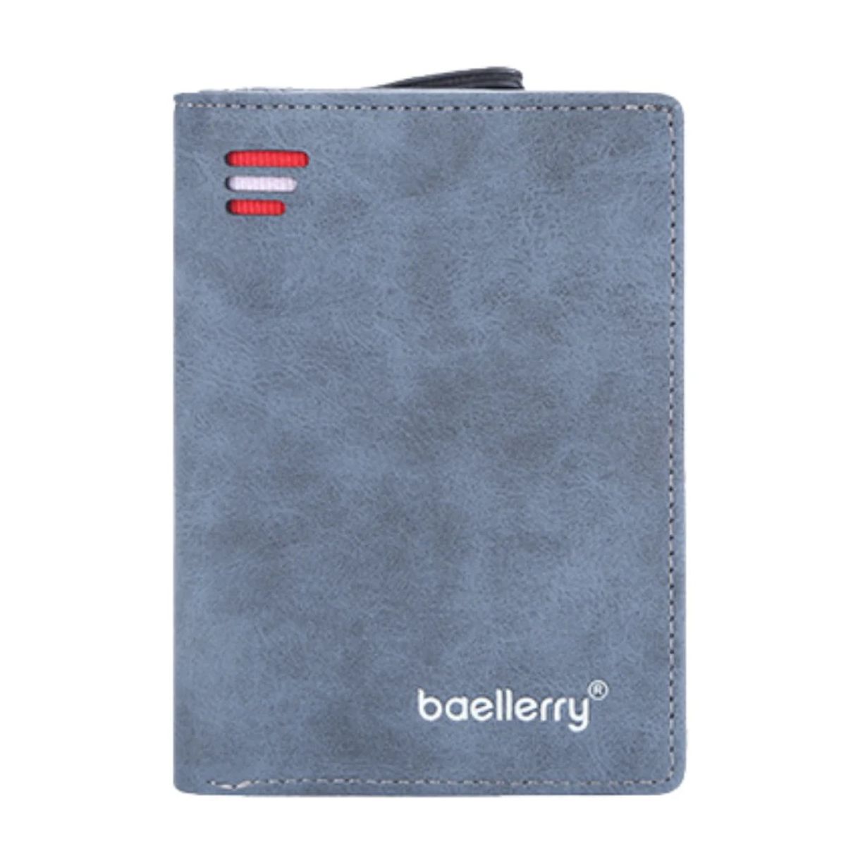 BAELLERRY - Moderna billetera de cuero vegano PU D3241