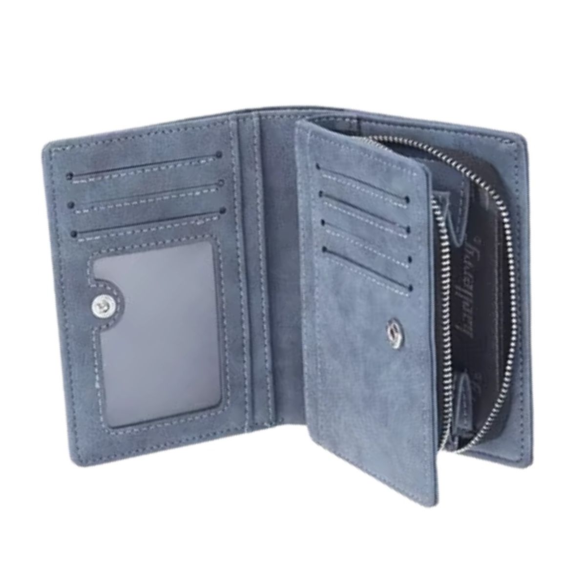 BAELLERRY - Moderna billetera de cuero vegano PU D3241