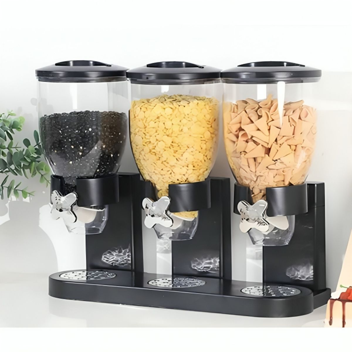 GENERICO - Organizador de Cereales Dispensador de Granos 3 en 1