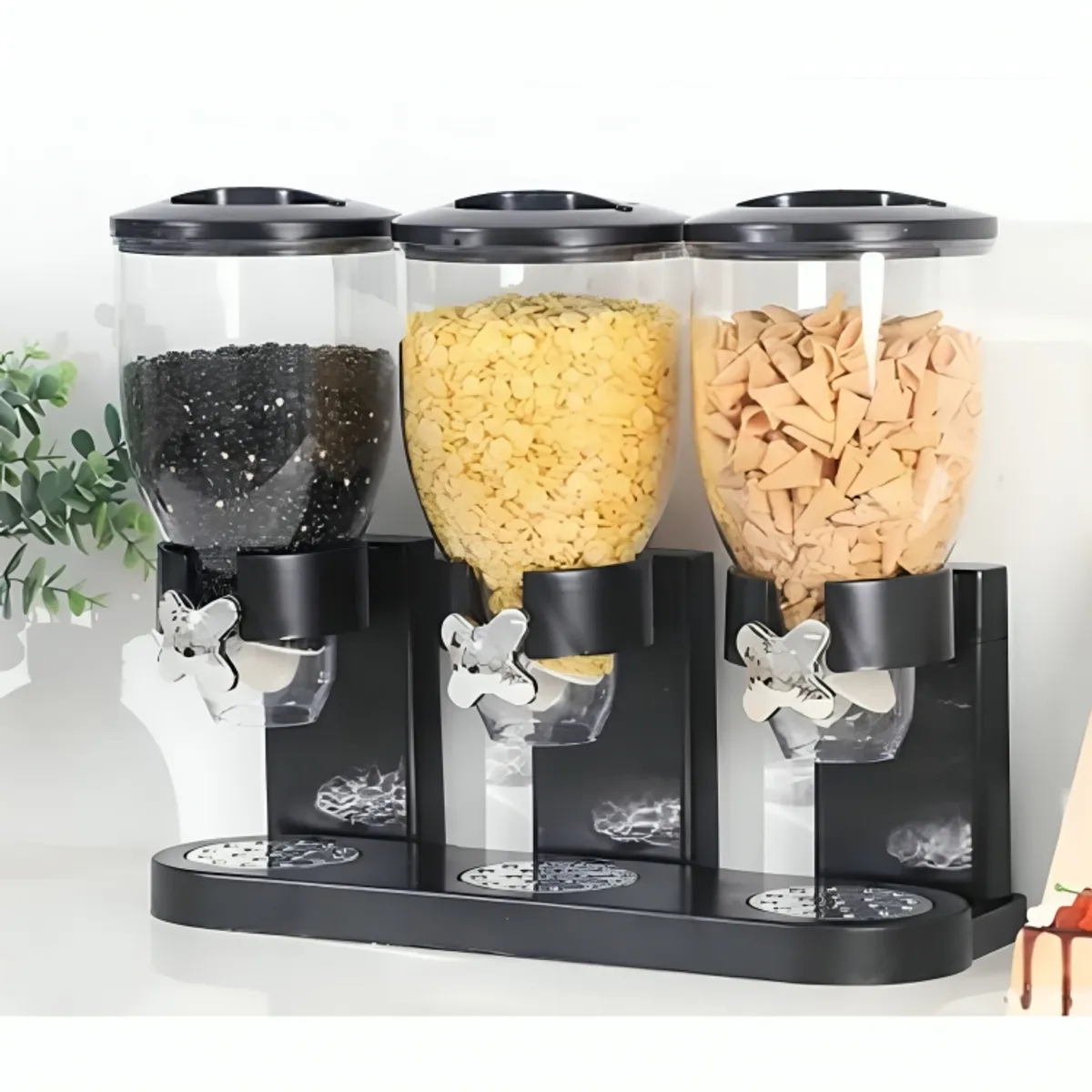 GENERICO - Organizador de Cereales Dispensador de Granos 3 en 1