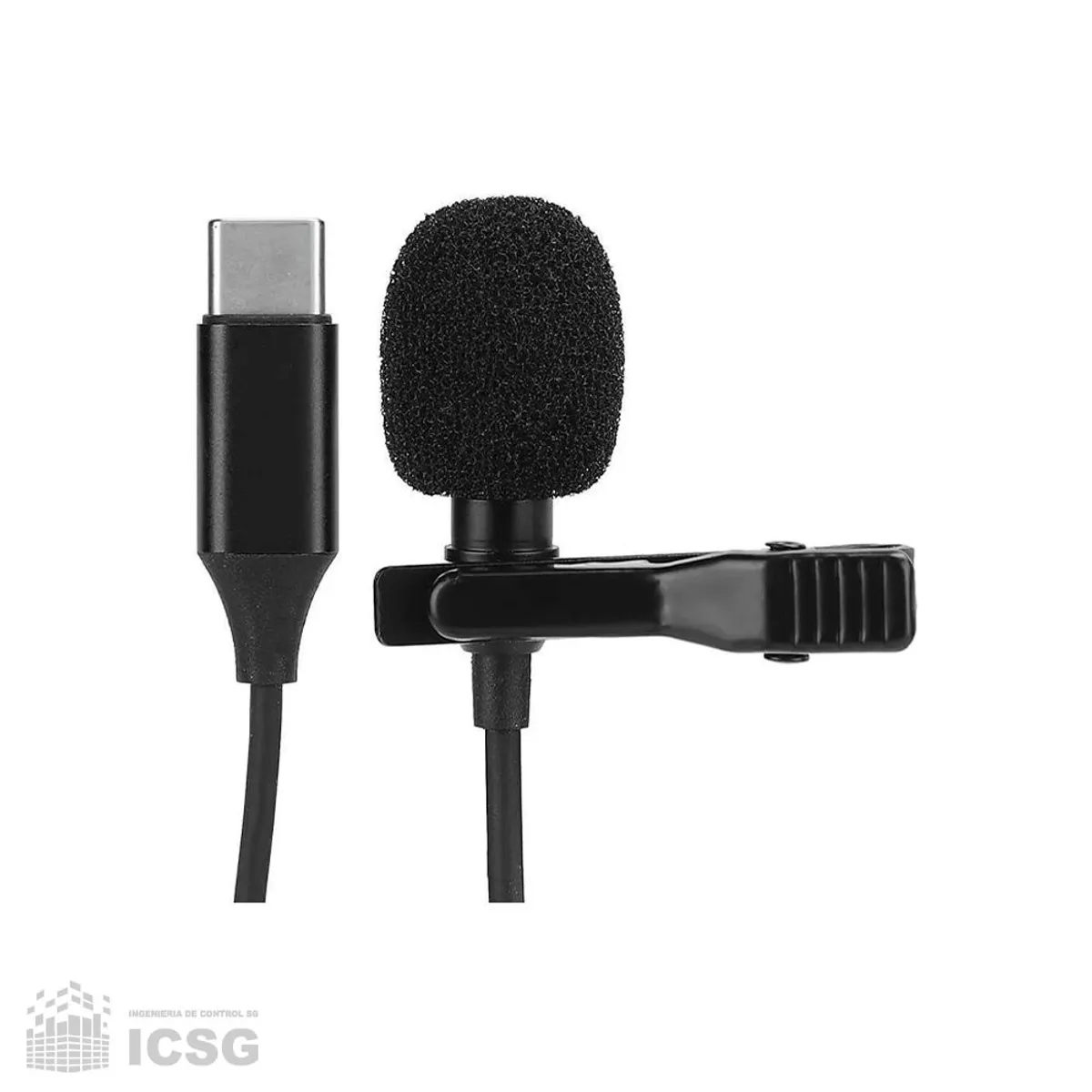 GENERICO - Microfono Solapero Entrevista Perchero Celular Usb tipo C