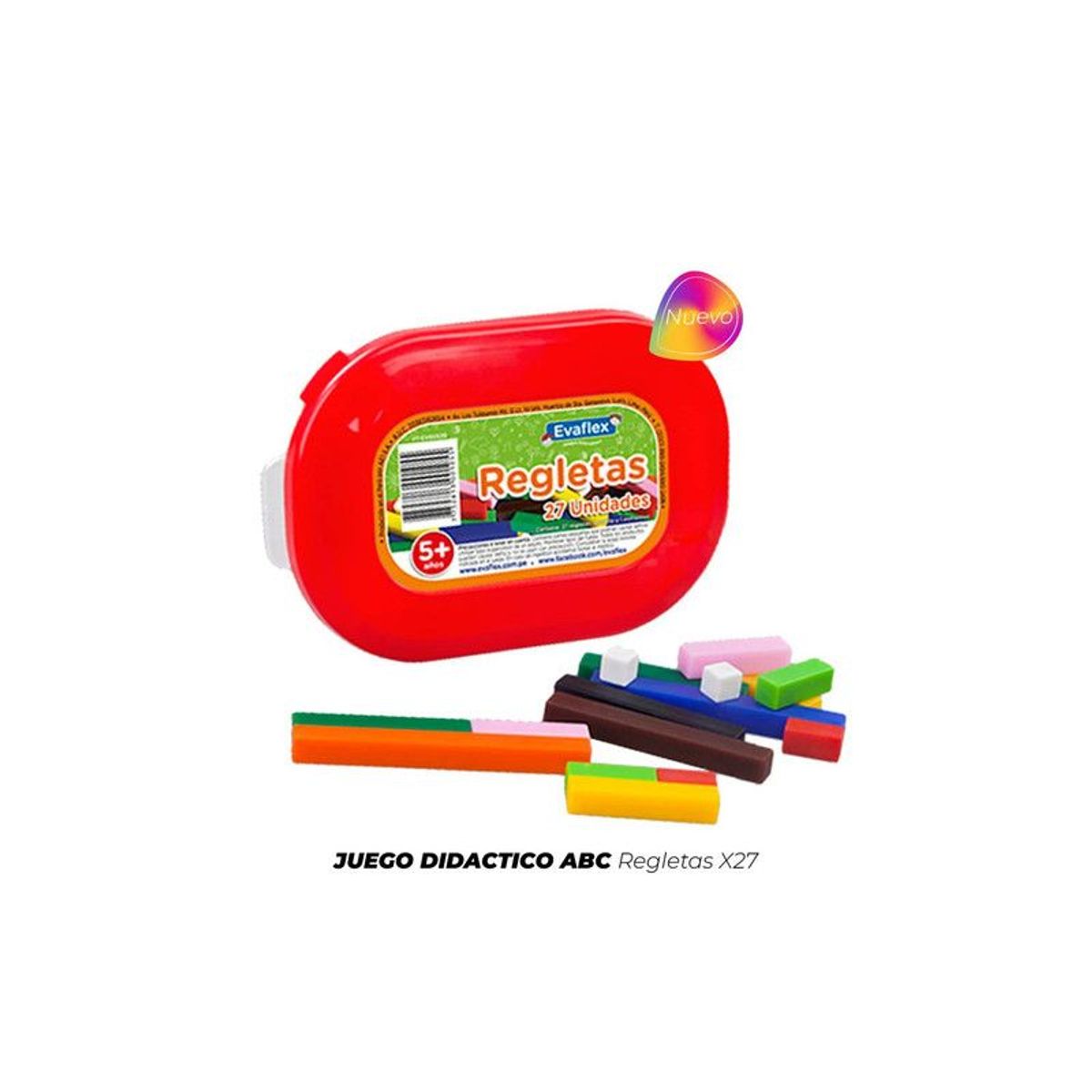 GENERICO - Juego Didáctico ABC Regletas X24