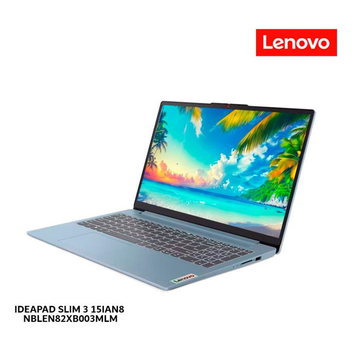 LENOVO - Lenovo IdeaPad Slim 3 15IAN8 15.6" FHD/ Core i3-N305/ 8Gb Ram LPDDR5-4800/ 512Gb SSD/ 82XB003MLM