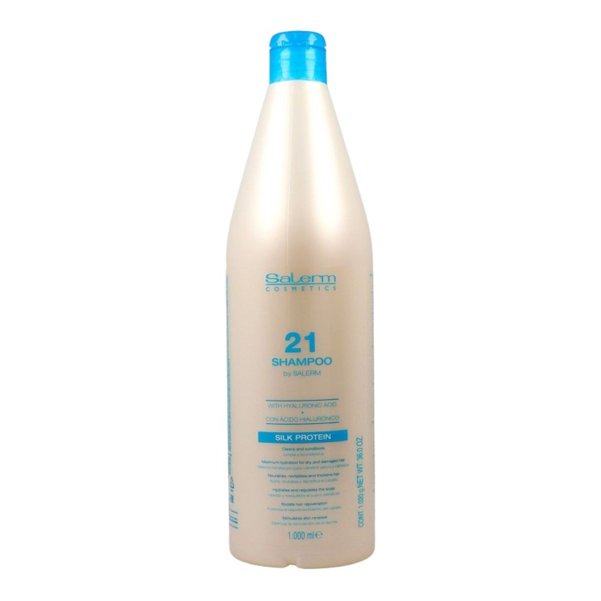SALERM - Salerm 21 Shampoo Reparador Profesional Español Con proteínas 1000 Ml