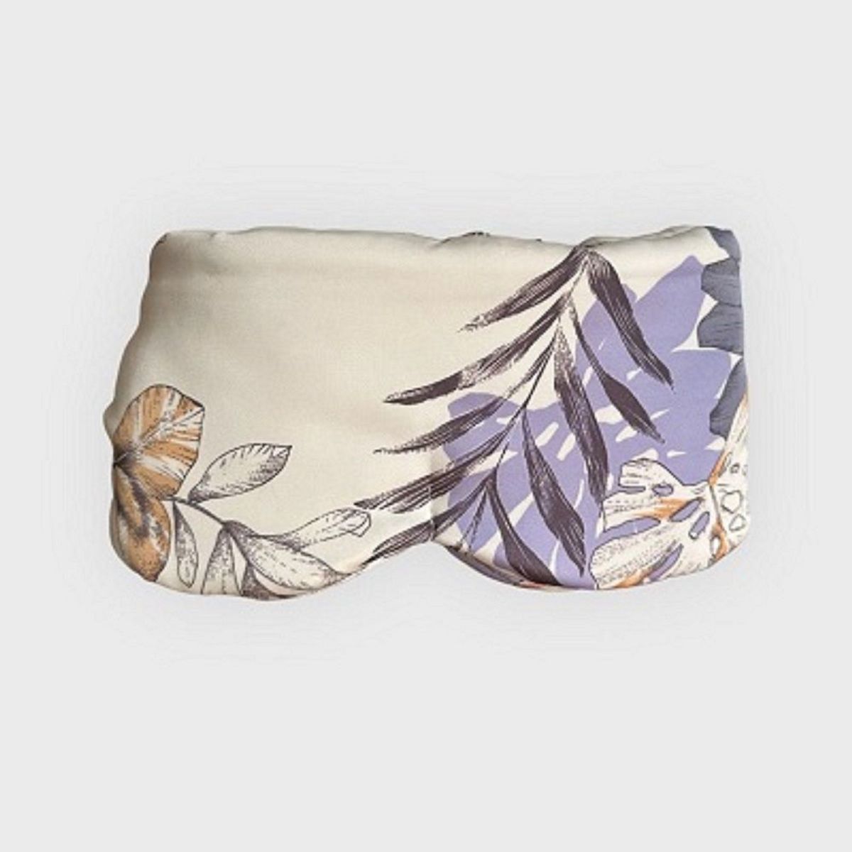 TEOFANIA - ANTIFAZ ACOLCHADO EN SEDA FLOREADO-TEOFANIA