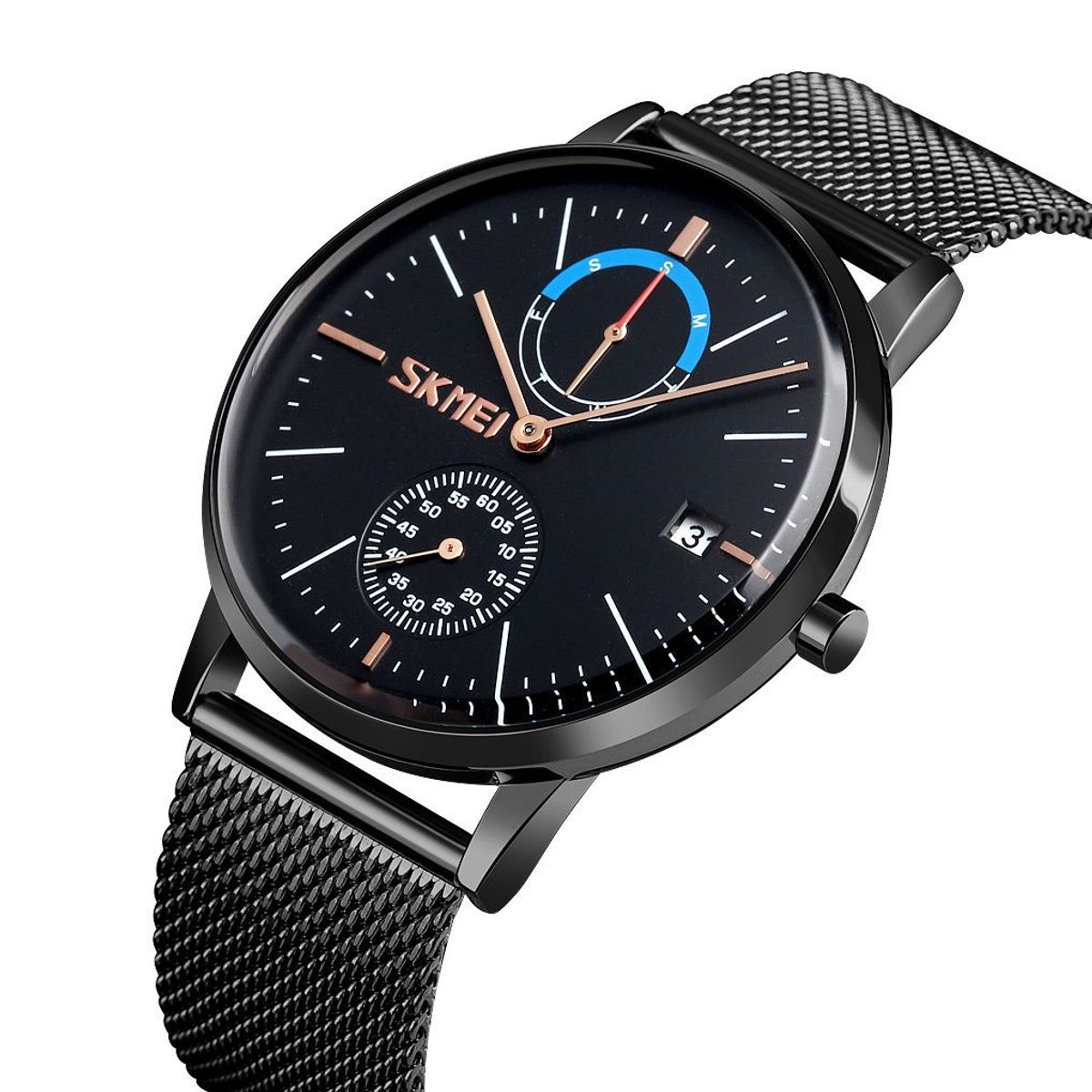 SKMEI - Skmei - Reloj Análogo 9182BK para Hombre
