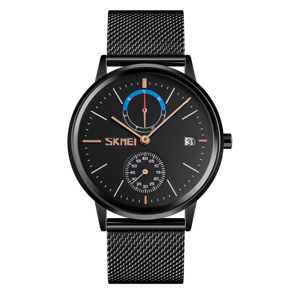 SKMEI - Skmei - Reloj Análogo 9182BK para Hombre