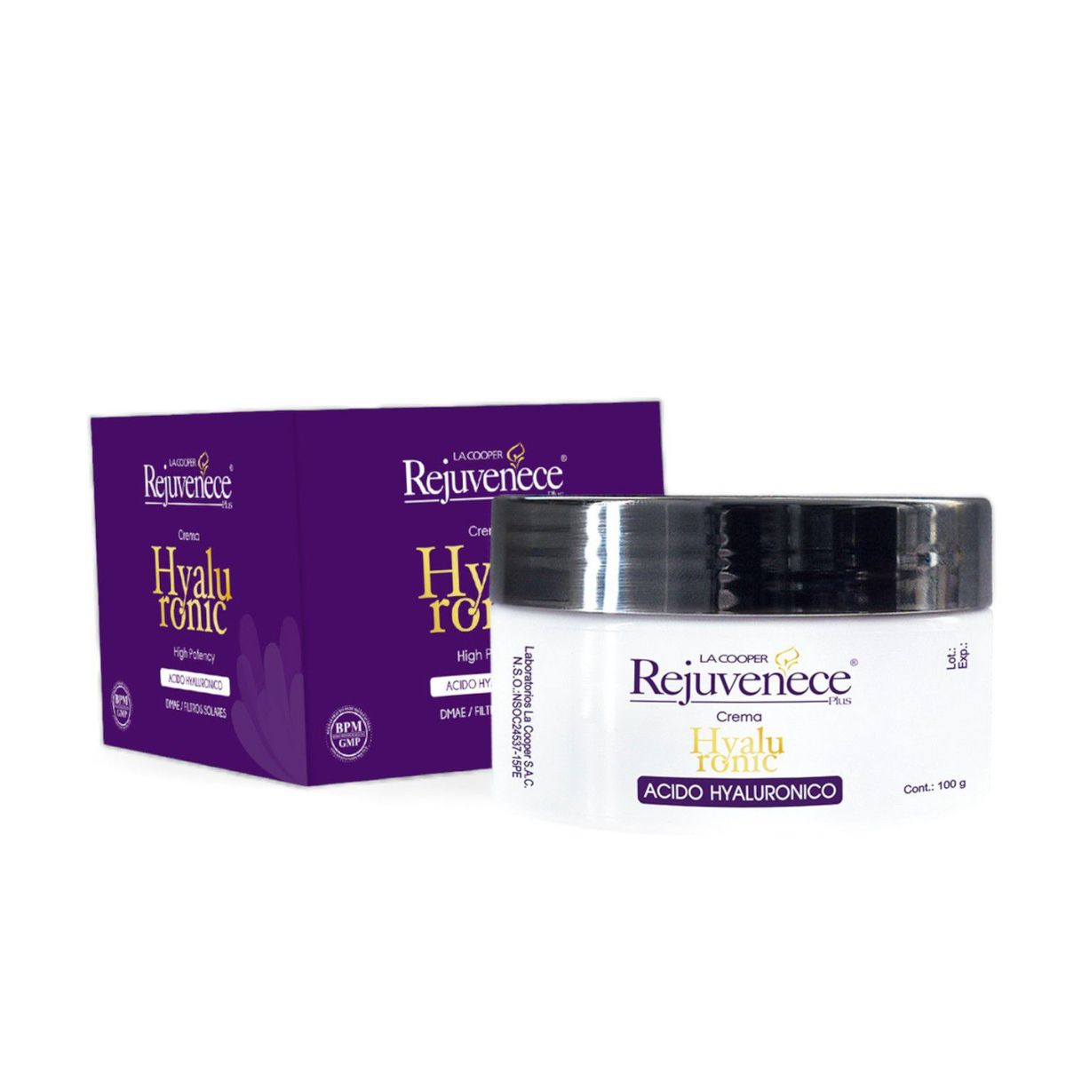 GENERICO - Crema Hyalurónic Rejuvenece Plus 100g