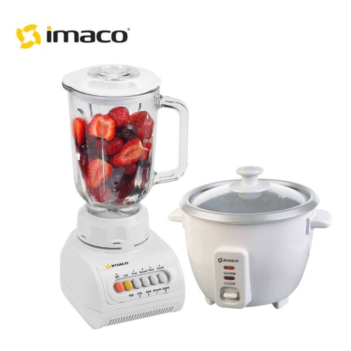 IMACO - COMBO IMACO LICUADORA 8 VEL + OLLA ARROCERA 1/2Kg RC006