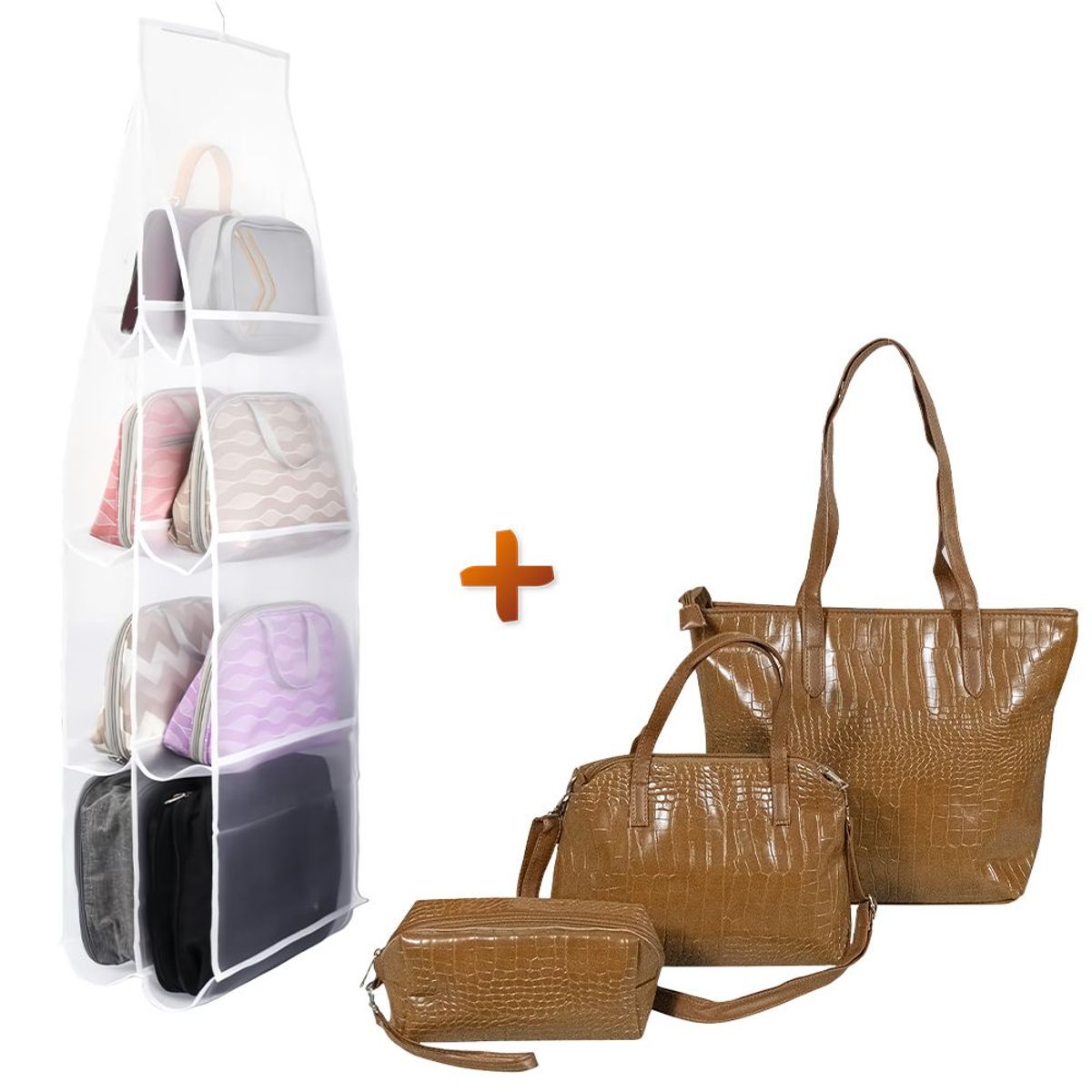 KELLER - Organizador de Carteras BA1 Y Juego de Bolsos 3 Piezas B16 MR