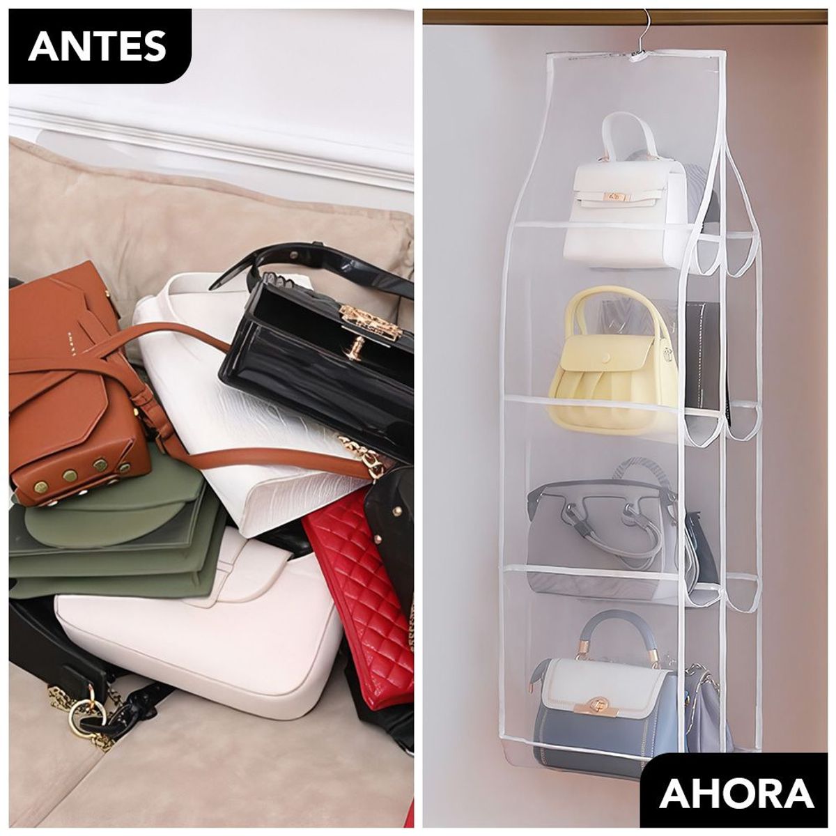 KELLER - Organizador de Carteras BA1 Y Juego de Bolsos 3 Piezas B16 MR
