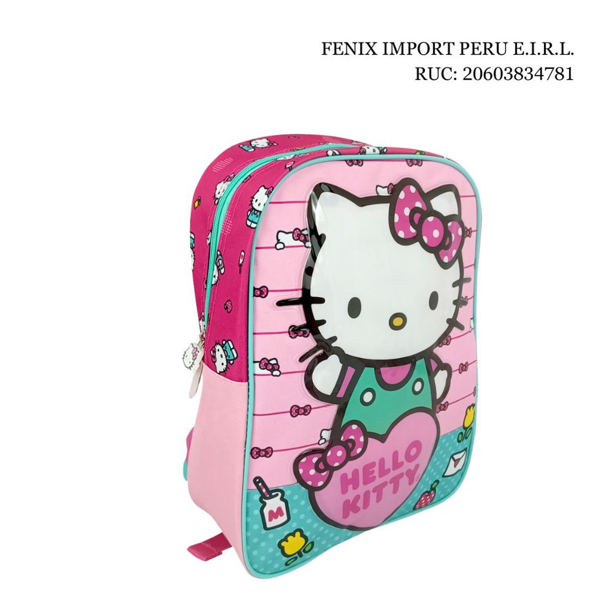SCOOL - Set Mochila Kombat A4 Hello Kitty Scool