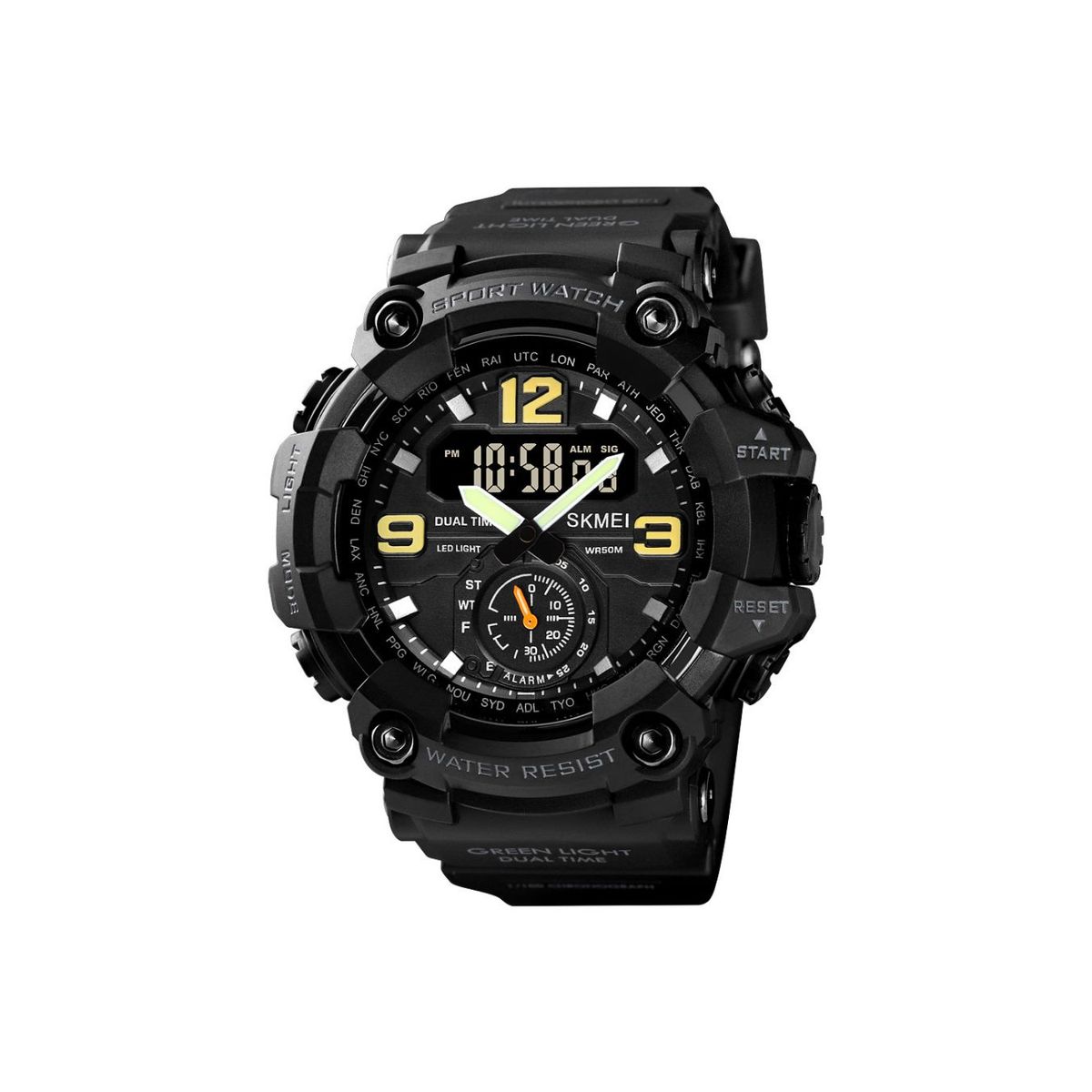 SKMEI - Skmei - Reloj Análogo-Digital 1637BK para Hombre