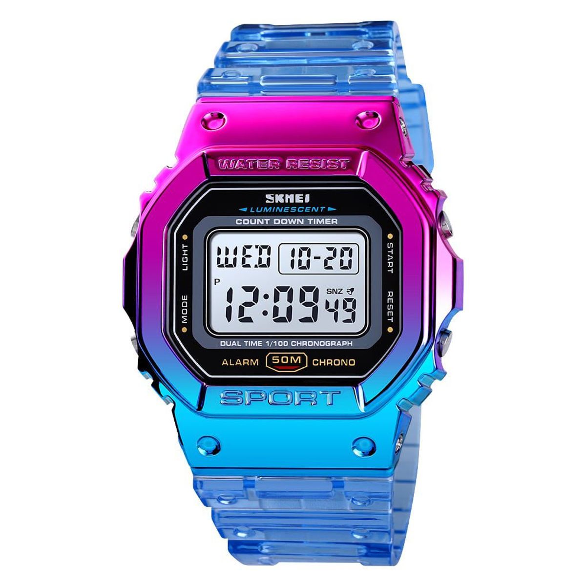SKMEI - Skmei - Reloj Digital 1622BU para Mujer