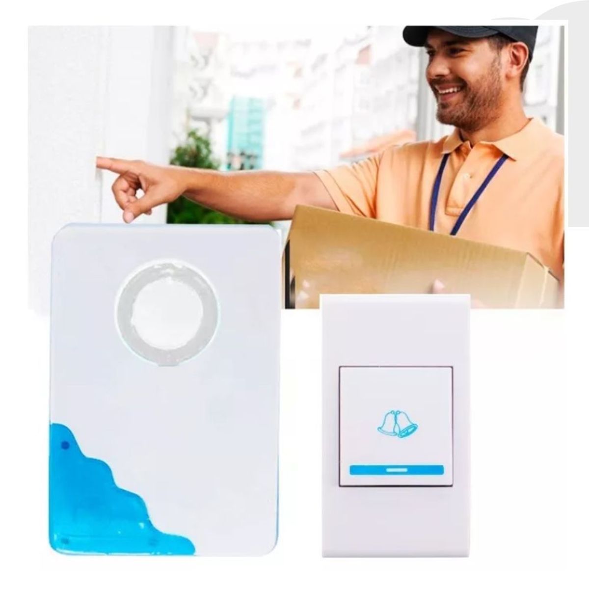 GENERICO - Timbre Inalámbrico Diferentes Sonidos para Casa