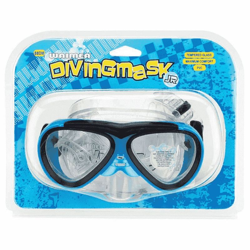 KRF - LENTES DE BUCEO JUNIOR COLOR AZUL CON NEGRO