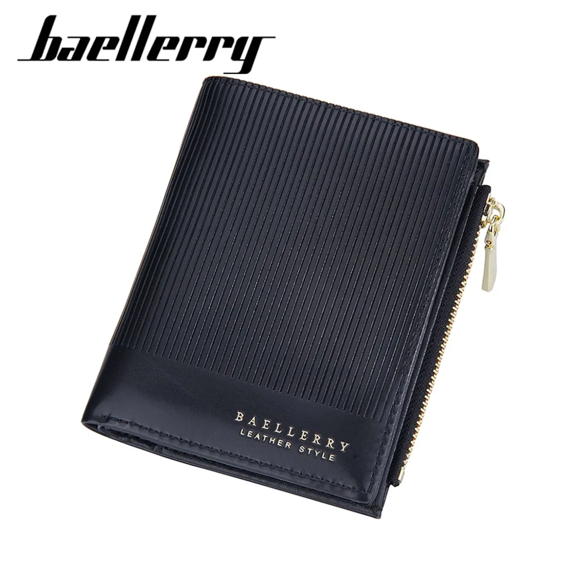 BAELLERRY - Moderna billetera de cuero vegano PU DR094