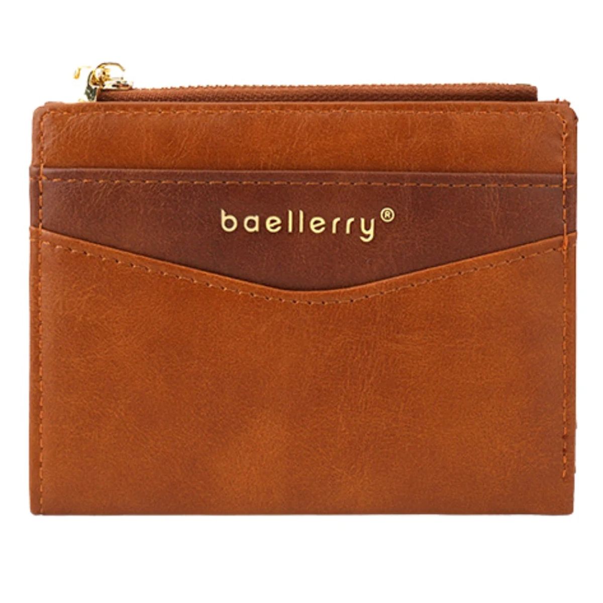 BAELLERRY - Moderna billetera de cuero vegano PU DR101