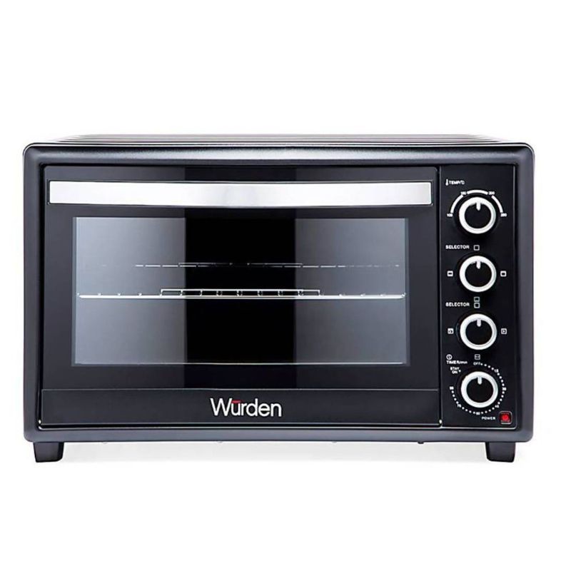 GENERICO - Horno Eléctrico 60 Litros Wurden WEO-60 Negro