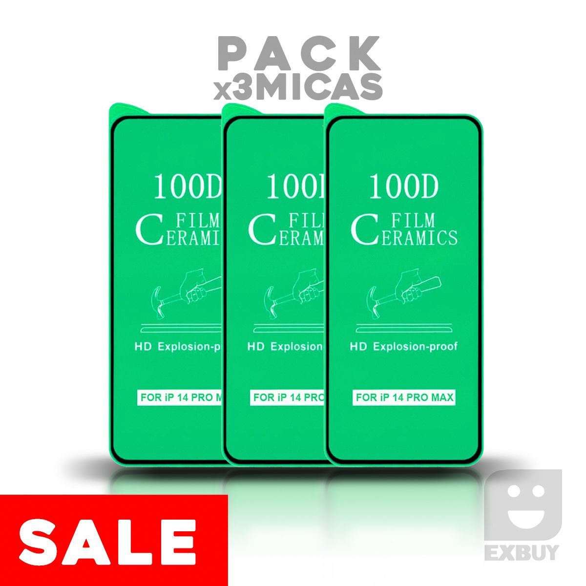 GENERICO - PACK X3 MICA CERAMICA HD BRILLO PARA XIAOMI POCO F4