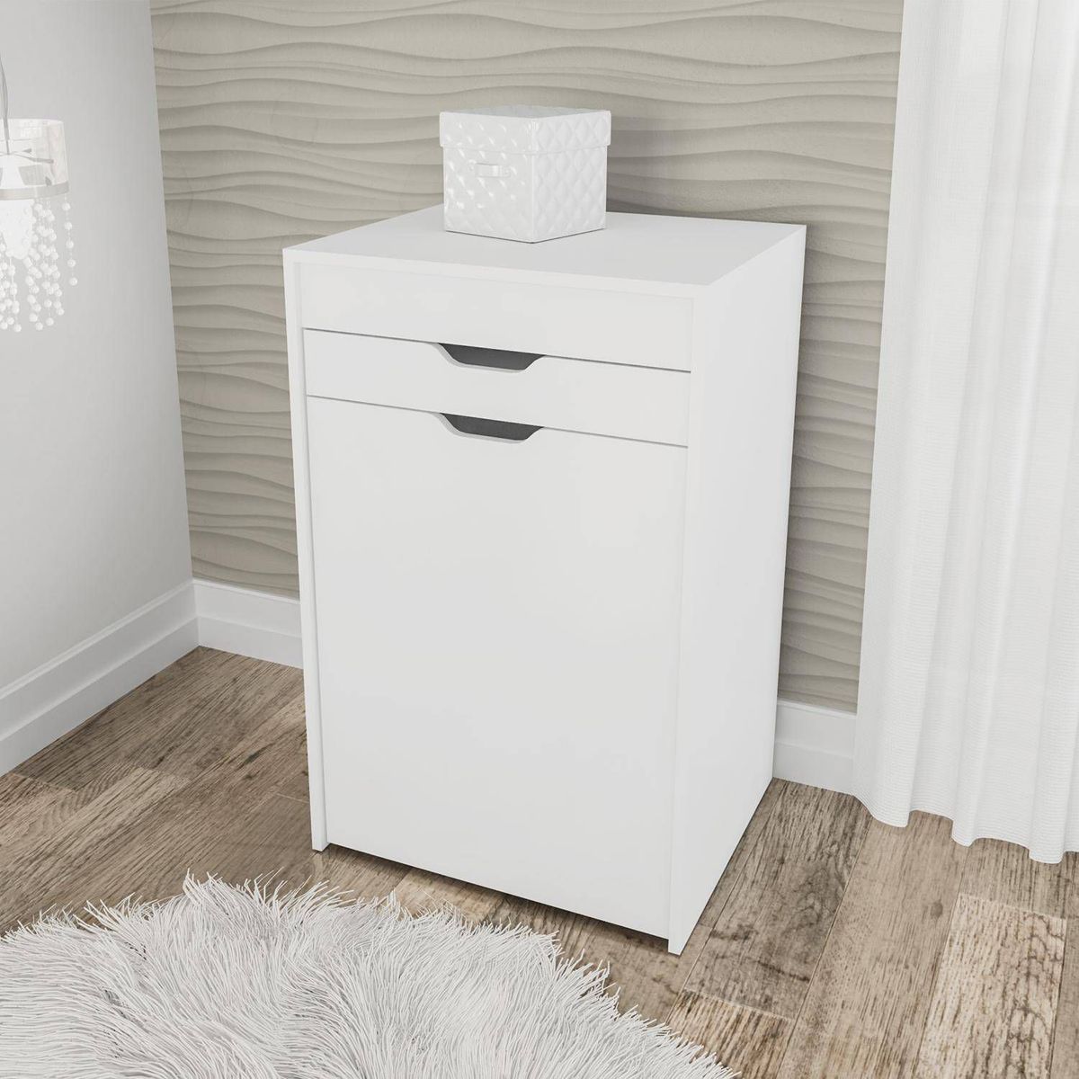 GENERICO - Tocador Con Espejo Funcional Chihiro Armado - Gaudi