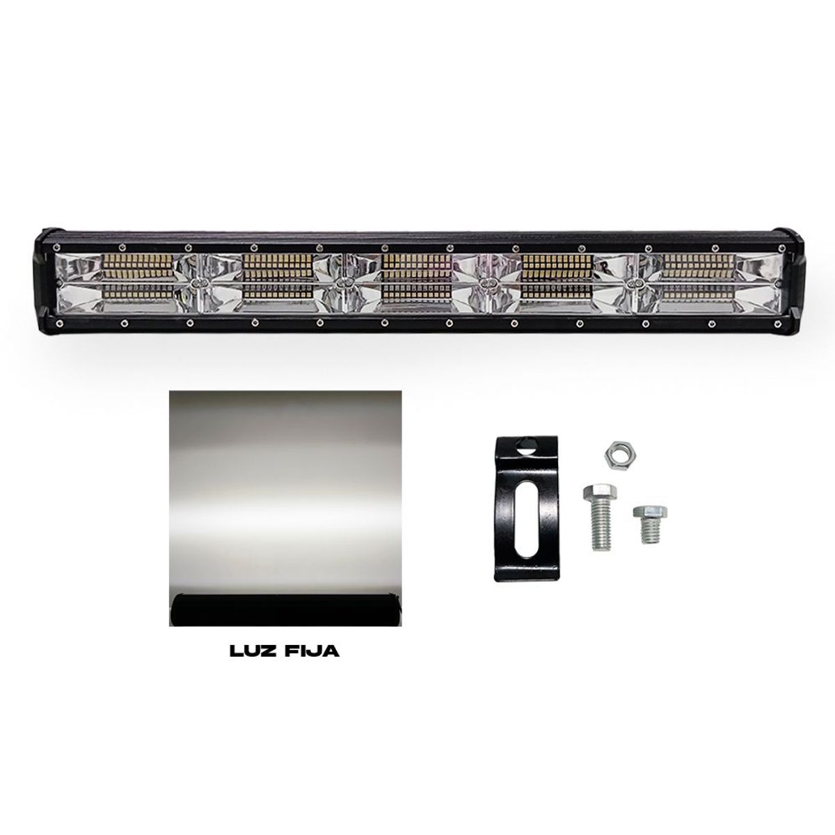 GENERICO - Barra Led Neblinero 360 W Luz Blanca 120 Leds Marca Lux Led