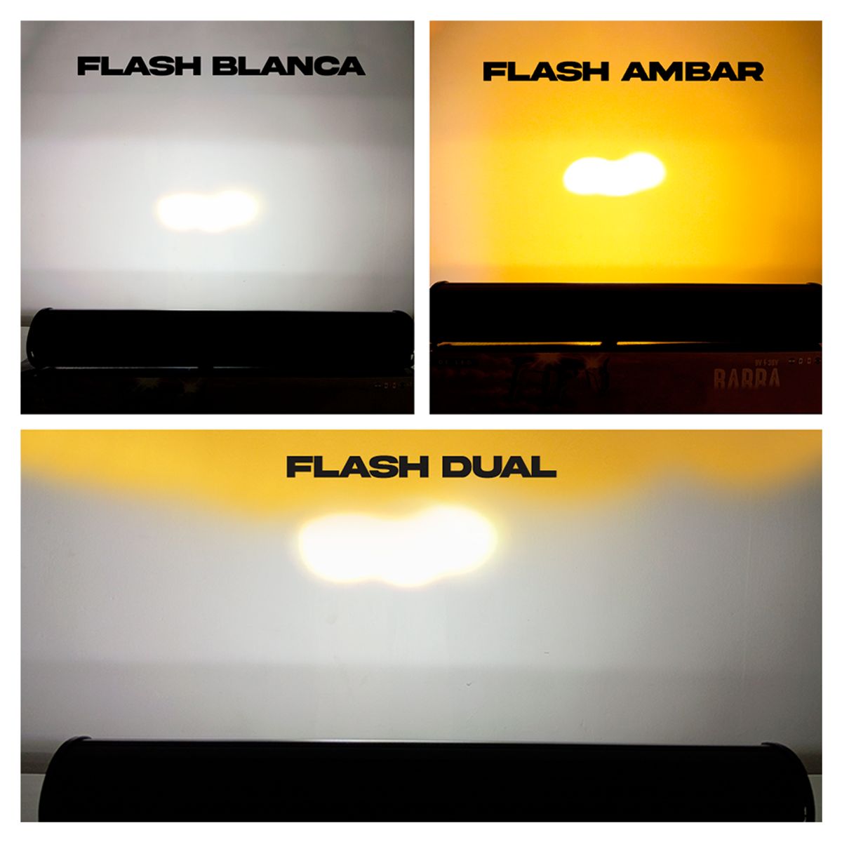 GENERICO - Barra Led Neblinero 168 W Luz Dual 40 Leds Marca Lux Led