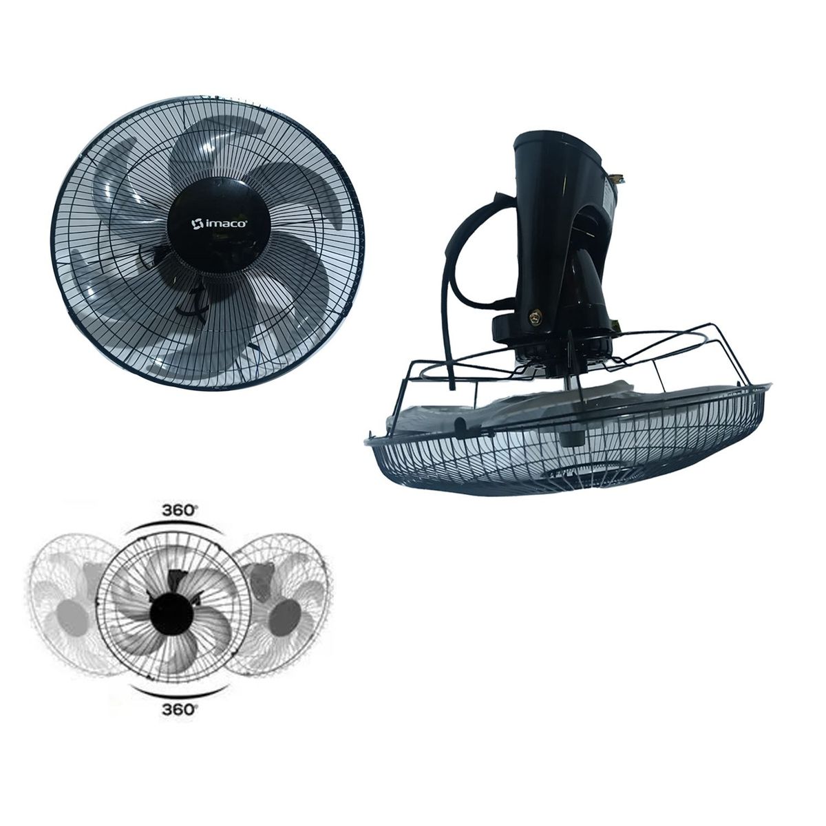 IMACO - Ventilador de Techo Orbital Imaco OCF7919_2024 6 aspas y 3 Velocidades