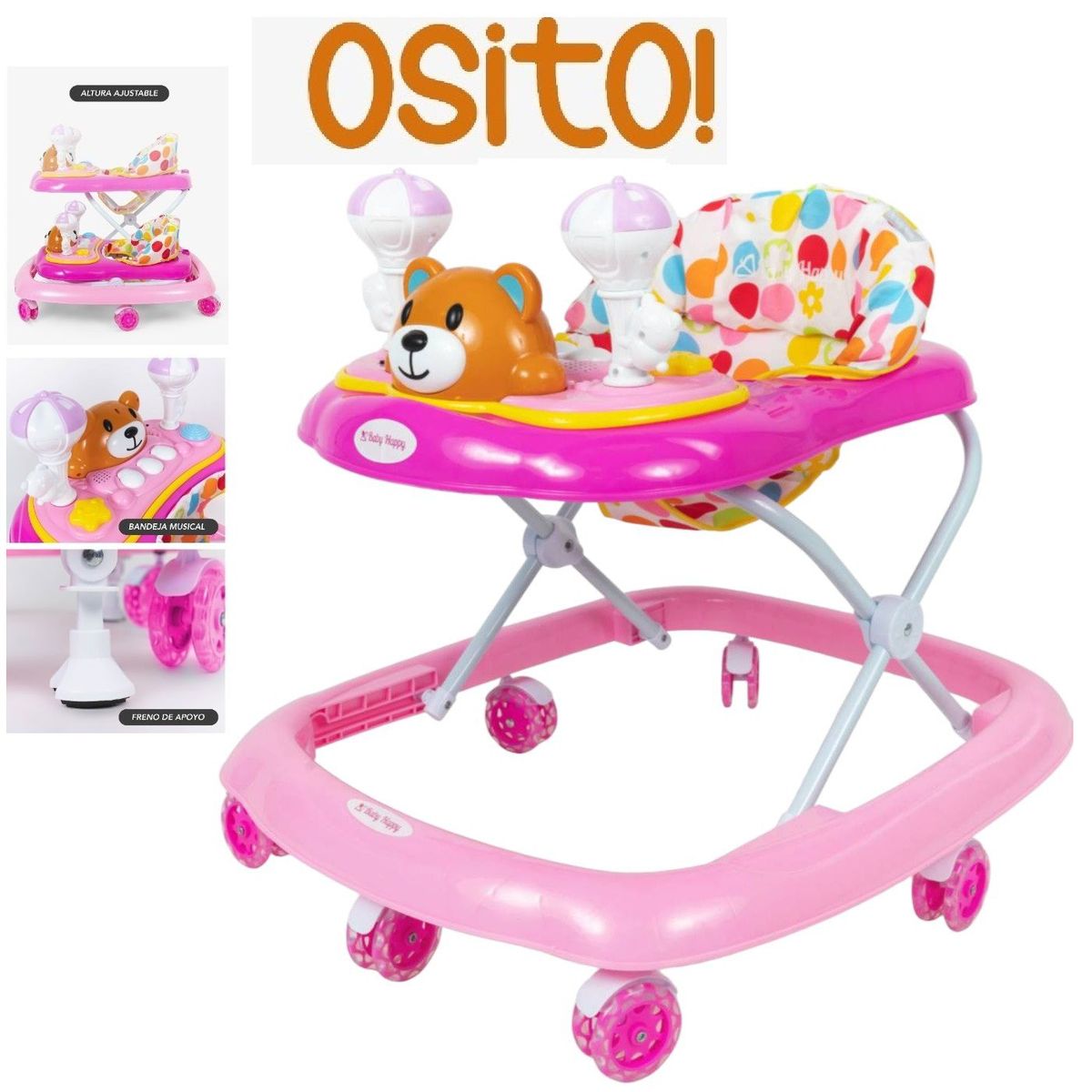 BABY HAPPY - Andador Musical osito