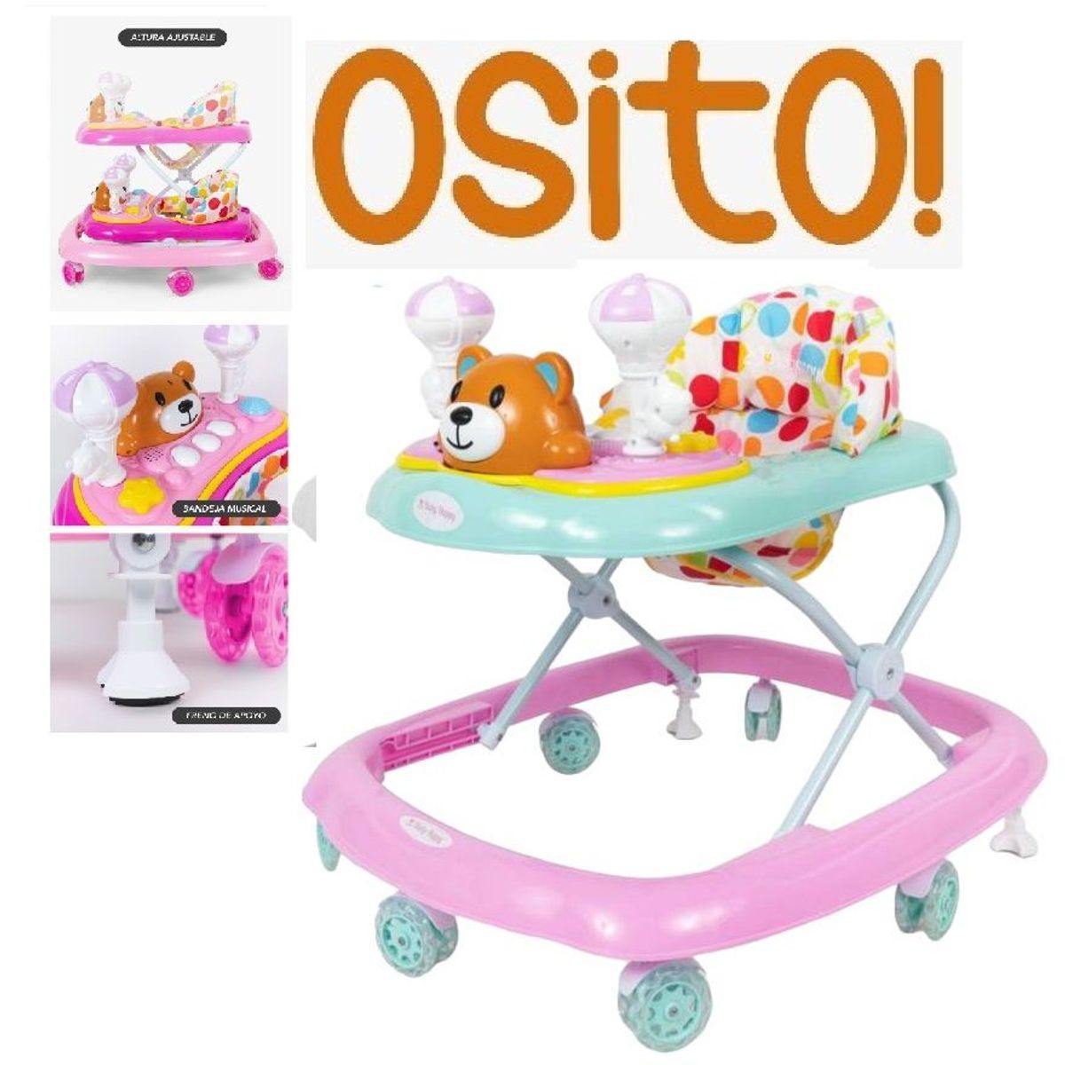 BABY HAPPY - Andador Musical osito