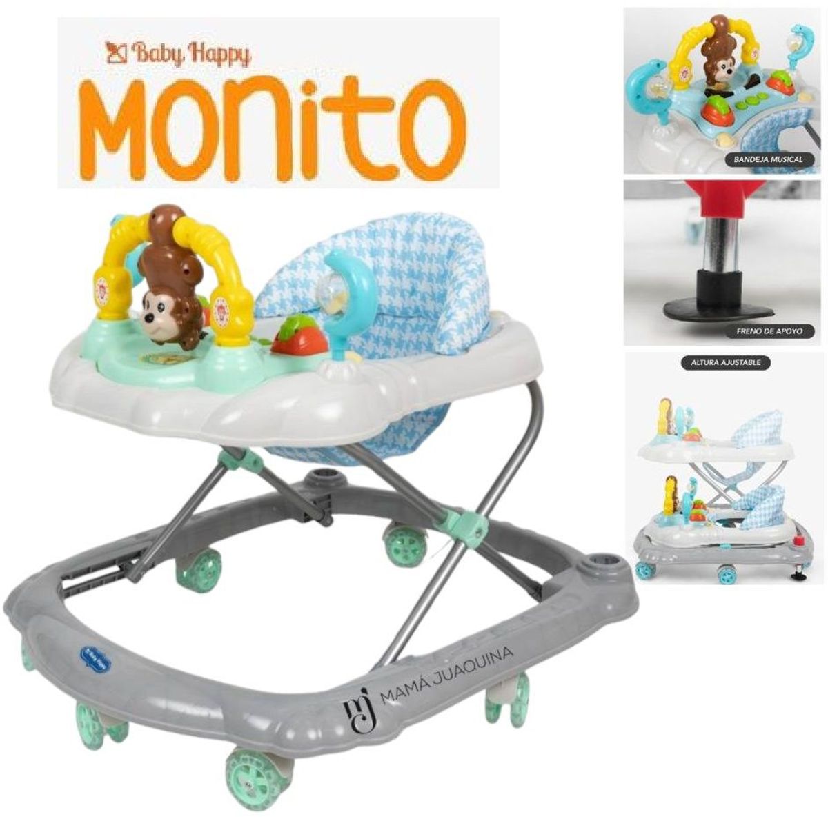 BABY HAPPY - Andador  Musical Monito