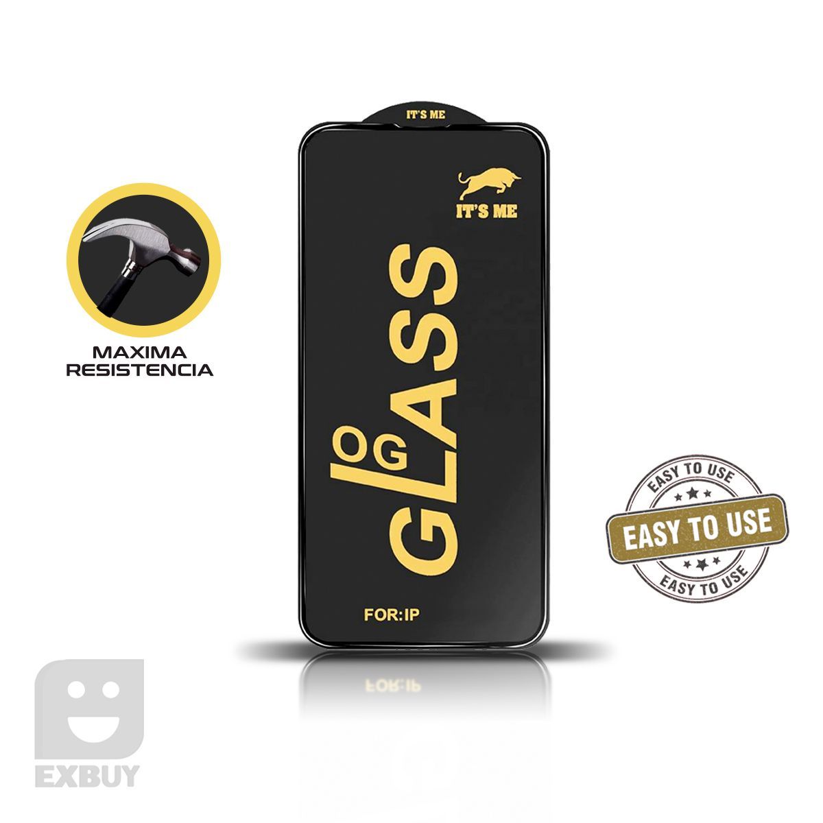 GENERICO - Mica Vidrio Super Resistente OG para Motorola Moto E7i Power.