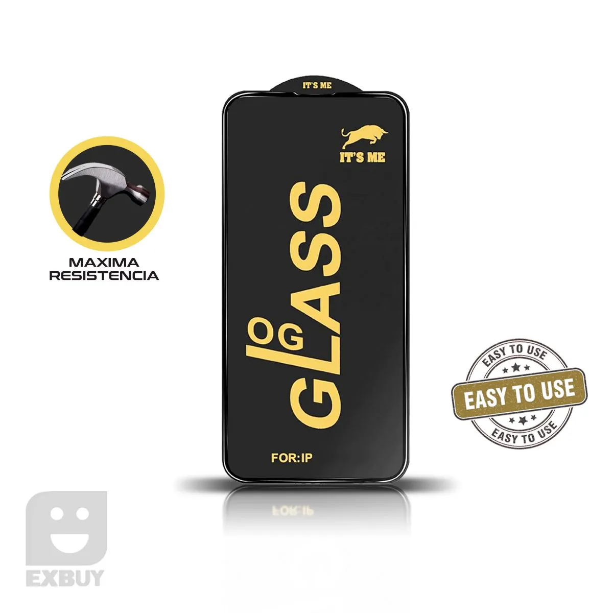 GENERICO - Mica Vidrio Super Resistente OG para Motorola Moto E13.