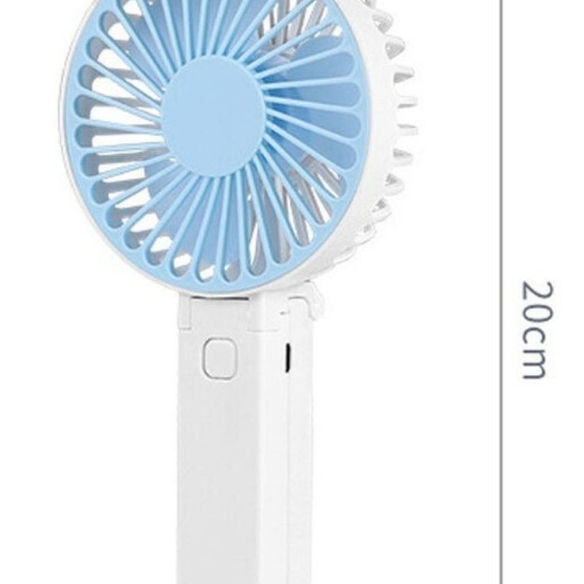 GENERICO - Mini ventilador portátil de mano plegable USB recargable