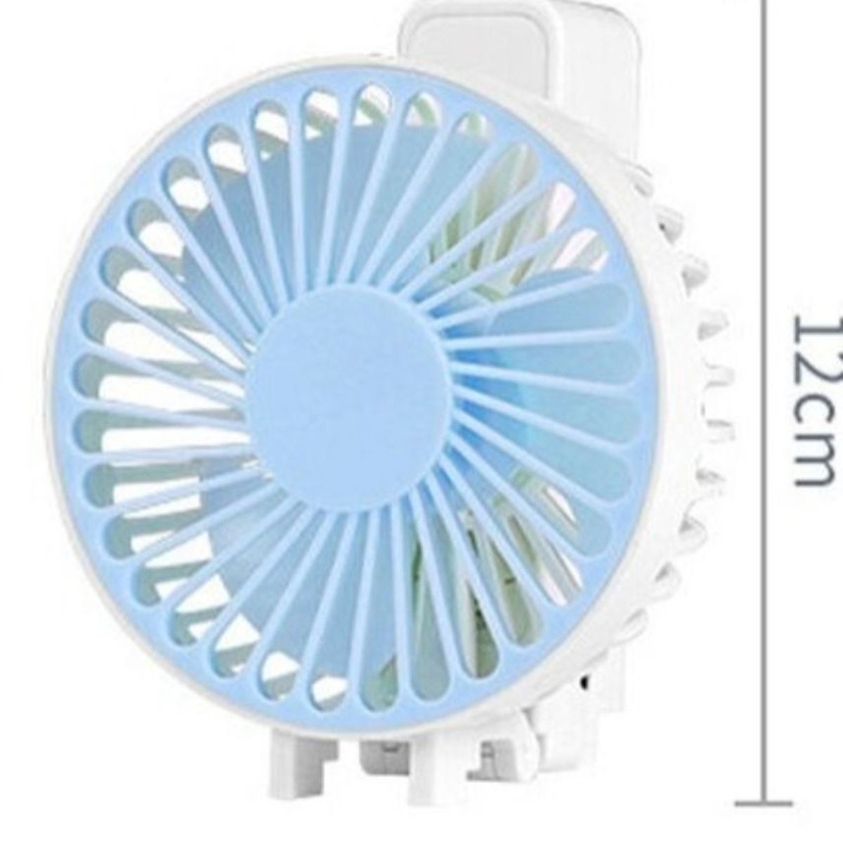 GENERICO - Mini ventilador portátil de mano plegable USB recargable