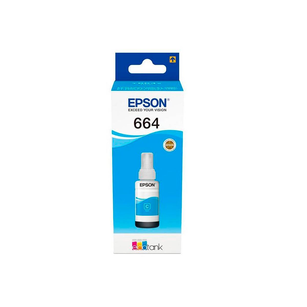 EPSON - TINTA EPSON 664 CYAN, PARA L110/L220/L300/L375/L455/L475/ P/N: T664220