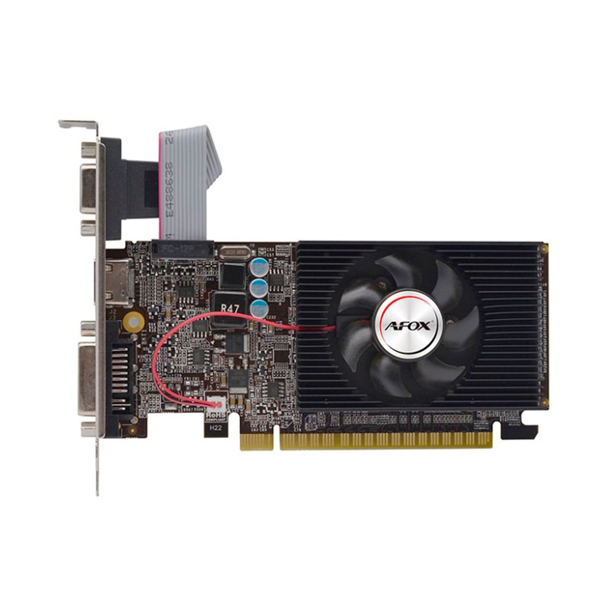 NVIDIA - TARJETA DE VIDEO AFOX NVIDIA GEFORCE GT610 2GB P/N: AF610-2048D3L7-V5