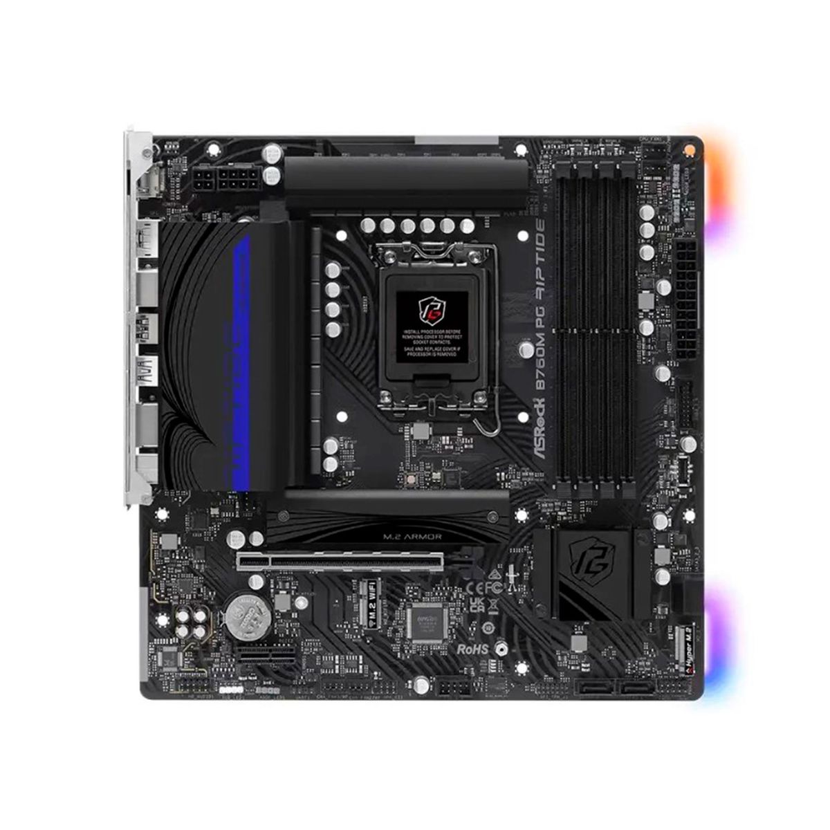ASROCK - PLACA MADRE ASROCK B760M PG RIPTIDE LGA1700 P/N: 90-MXBL60-A0UAYZ
