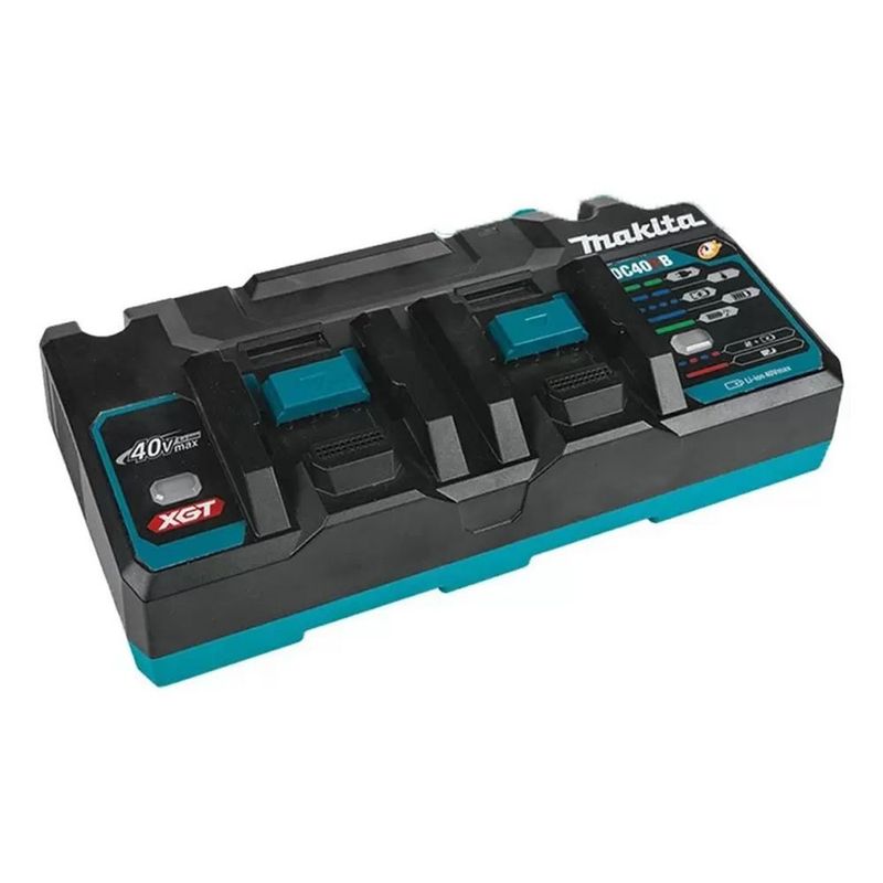 MAKITA - Cargador Doble XGT 40Vmax - DC40RB - Caja cartón