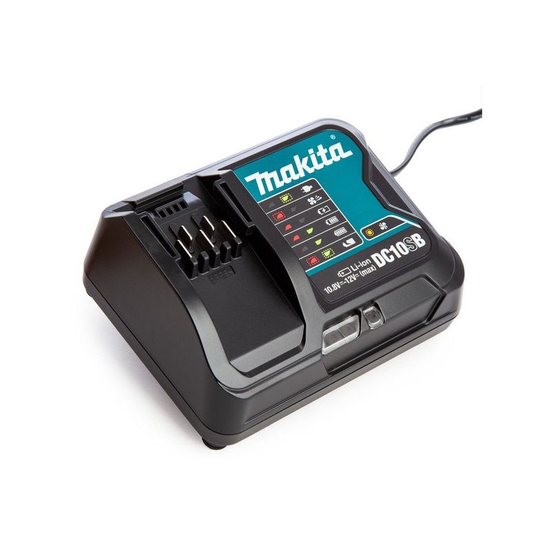 MAKITA - Cargador de Baterías de Iones de Litio 12V CXT Makita DC10SB