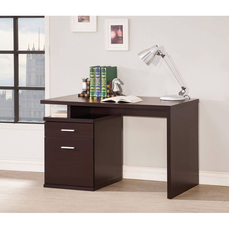 DECOHOME - Escritorio de Melamina Real Sociedad - Wengue