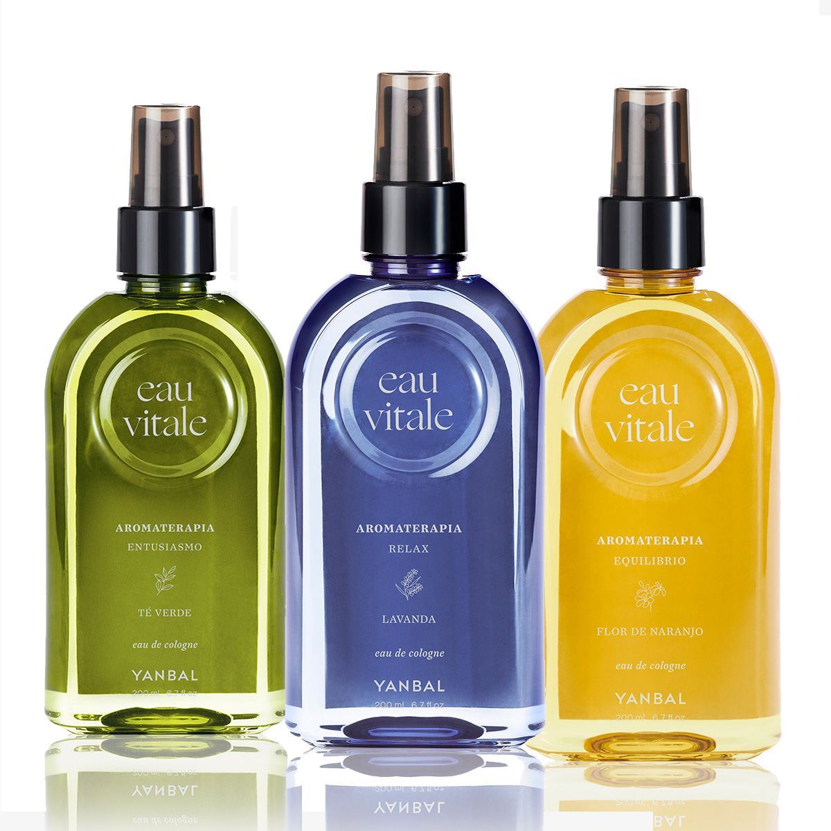 YANBAL - Eau Vitale Lavanda con Te Verde y Flor de Naranjo Colonias x3