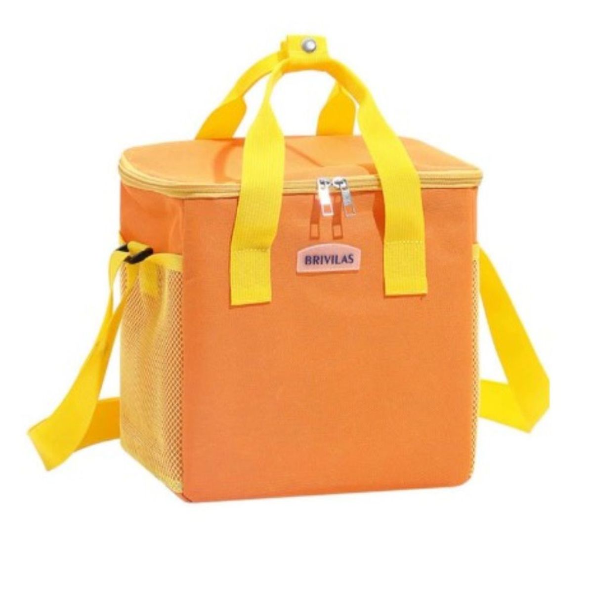 GENERICO - Lonchera Térmica 3 Compartimentos Bolsa Almuerzo Cierre Brivilas