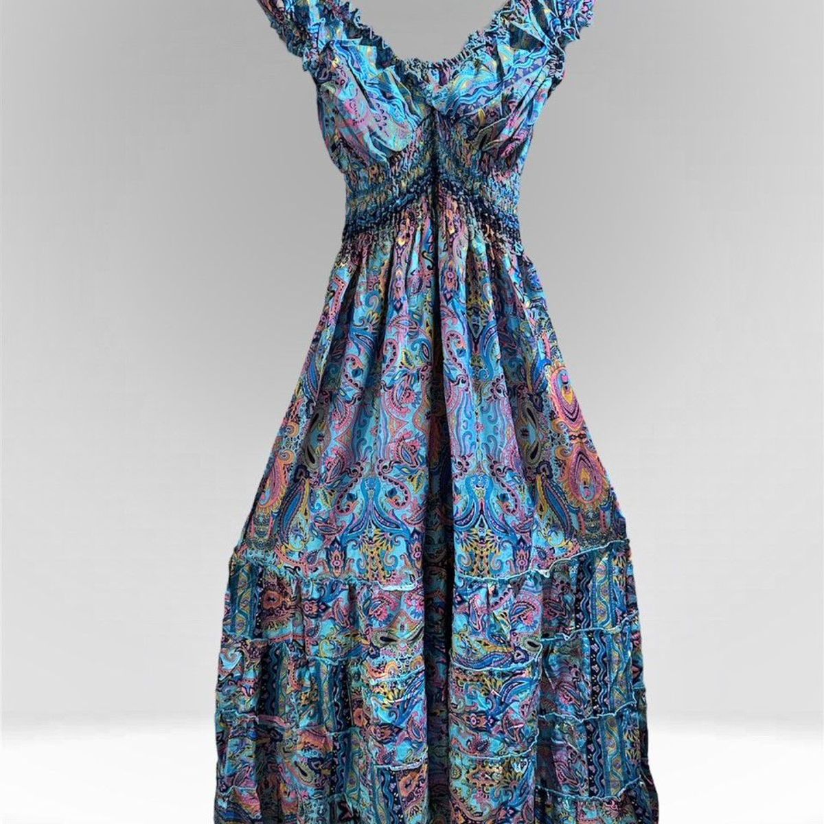 KUKUYU - Vestidos largo off shoulder para mujer Kukuyu