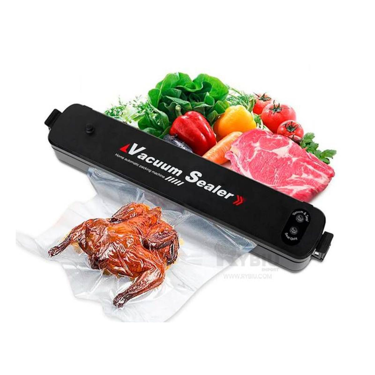 GENERICO - Selladora de bolsas al vacío electrico portatil h - incluye 20 bolsas