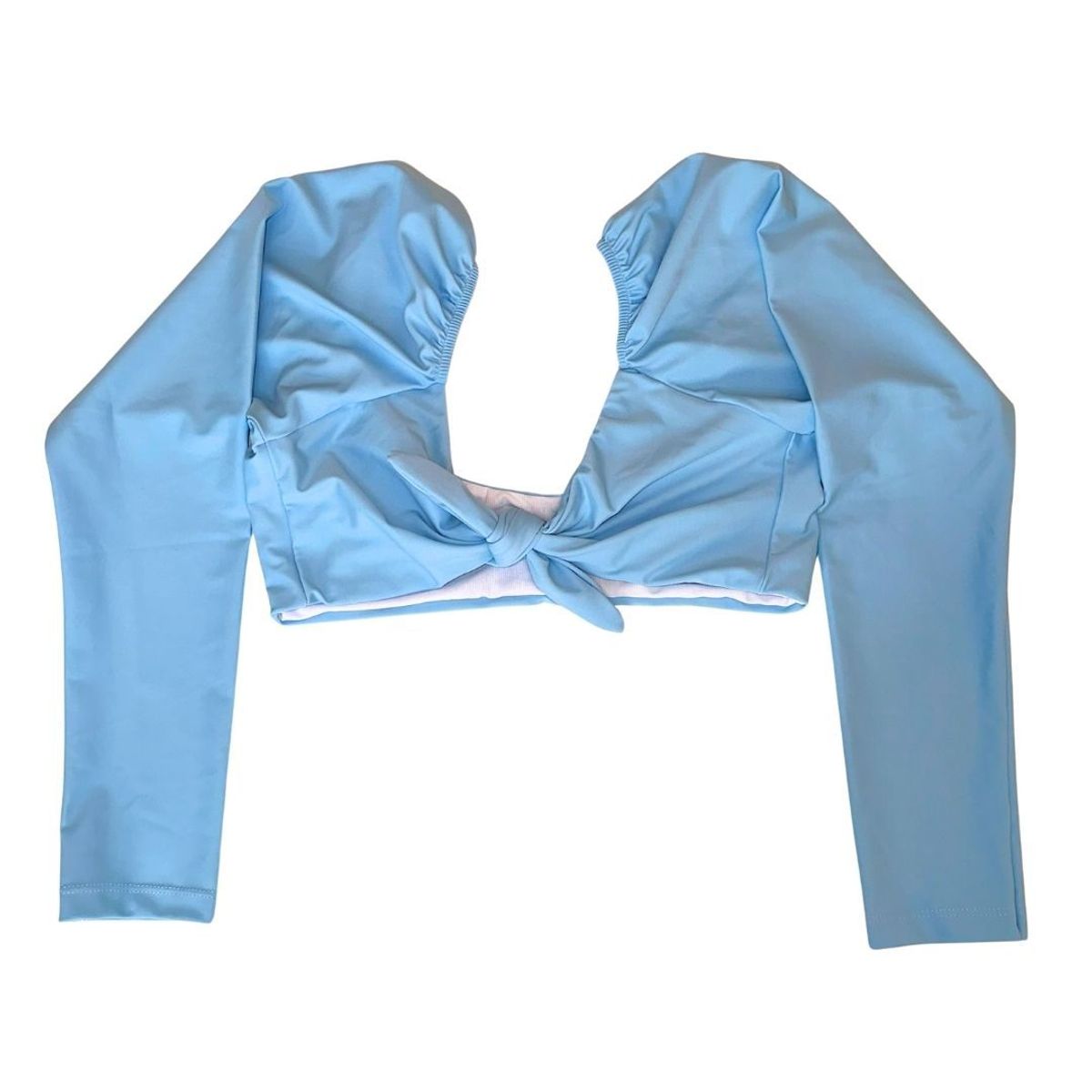 LIMA BIKINI - Top Bikini Manga Larga con Lazo Adelante